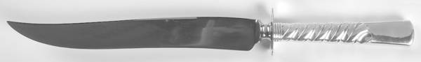 Colonial (Sterling, 1885) Large Stainless Blade Roast Carving Knife