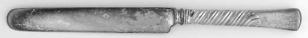 Colonial (Sterling, 1885) Blunt Hollow Knife with Bolster