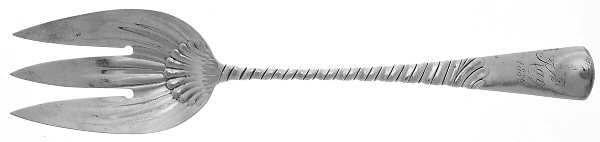 Colonial (Sterling, 1885) Oversize Solid Salad Servng Fork