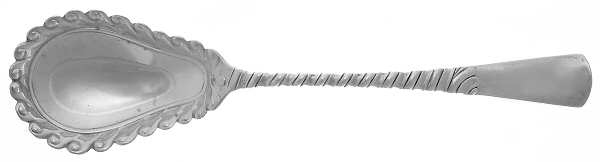 Colonial (Sterling, 1885) Vegetable Serving Spoon (Solid)