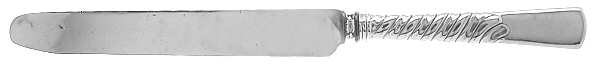 Colonial (Sterling, 1885) Blunt Hollow Table Knife with Bolster