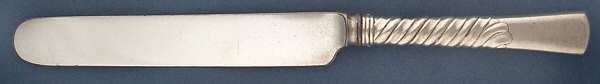 Colonial (Sterling, 1885) Blunt Hollow Knife with Bolster