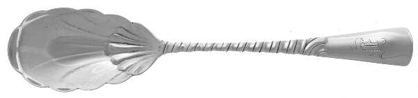 Colonial (Sterling, 1885) Sugar Shell Spoon