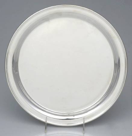 Colonial (Silverplate, Hollowware) 12" Round Tray