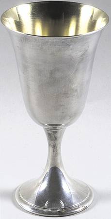Colonial (Silverplate, Hollowware) Water Goblet