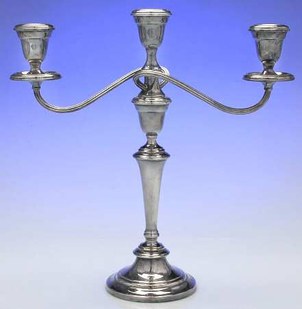 Colonial (Silverplate, Hollowware) 3-Light Candelabra