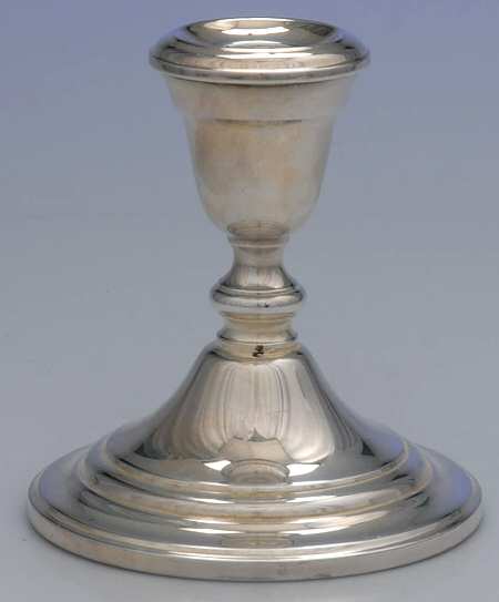 Colonial (Silverplate, Hollowware) Large Silverplate Console Candleholder