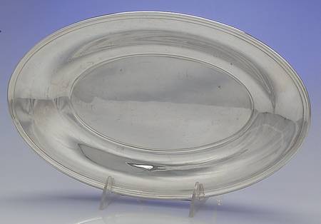 Colonial (Silverplate, Hollowware) Silverplate Bread Tray