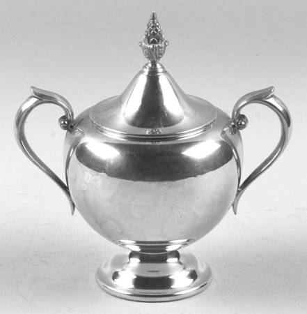 Colonial (Silverplate, Hollowware) Sugar Bowl & Lid