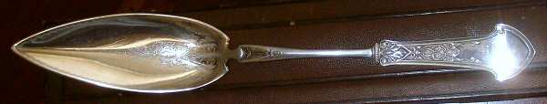Corinthian (Sterling, 1872) Large Bright Cut Jelly Knife