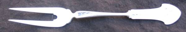 Corinthian (Sterling, 1872) Short Handle Pickle/Olive Fork