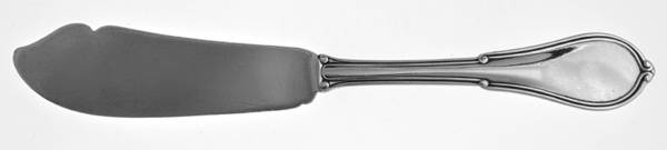 Cottage (Sterling, 1861, No Monograms) Flat Handle Master Butter Knife