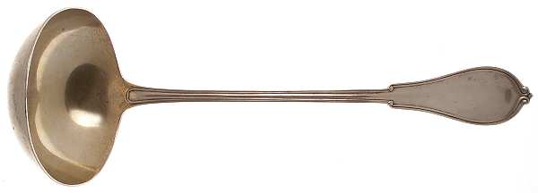 Cottage (Sterling, 1861, No Monograms) Large Solid Soup Ladle