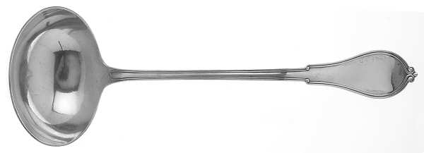 Cottage (Sterling, 1861, No Monograms) Small Solid Soup Ladle