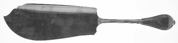 Cottage (Sterling, 1861, No Monograms) Large Solid Fish Serving Knife