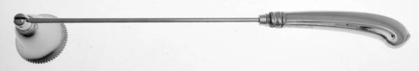Colonial Tipt (Stainless, Glossy) Candle Snuffer with Stainless Bowl HC