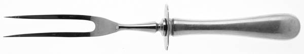 Covington (Sterling, 1914) Small Steak Carving Fork with Stainless Prongs