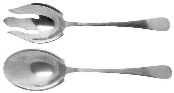 Covington (Sterling, 1914) (2 Pc) Solid Salad Set