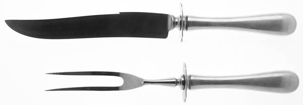 Covington (Sterling, 1914) Small Stainless Blade 2-Piece Steak Carving Set