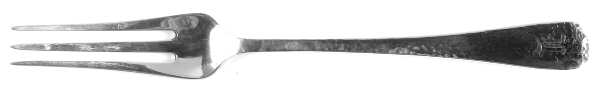 Covington-Hammered (Sterling, 1914) Individual Solid Fruit Fork