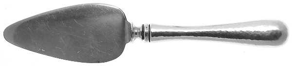 Covington-Hammered (Sterling, 1914) Cheese Server with Silverplate Blade