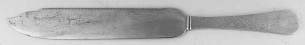 Covington-Hammered (Sterling, 1914) Cake Saw Solid Piece