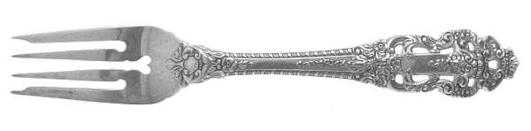 Crown Baroque (Sterling, 1975) Individual Salad Fork