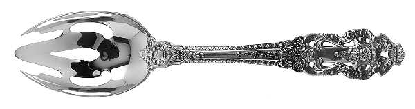 Crown Baroque (Sterling, 1975) Pierced Tablespoon (Serving Spoon)
