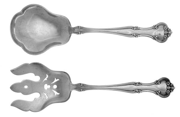 Cromwell (Sterling, 1900, No Monos) (2 Pc) Solid Salad Set