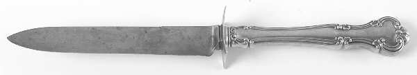 Cromwell (Sterling, 1900, No Monos) Large Stainless Blade Roast Carving Knife