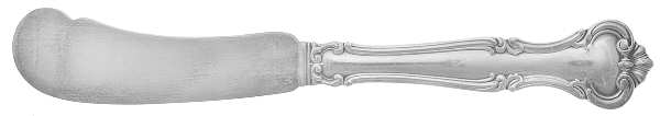 Cromwell (Sterling, 1900, No Monos) Flat Handle Butter Spreader