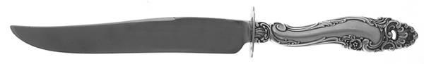 Decor (Sterling, 1953, No Monograms) Small Steak Carving Knife with Stainless Blade