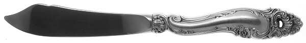 Decor (Sterling, 1953, No Monograms) Hollow Handle Master Butter Knife
