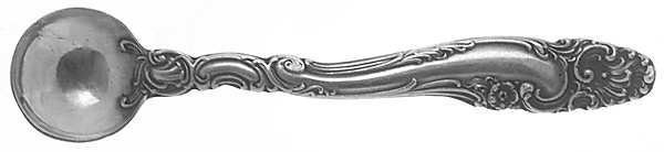 Decor (Sterling, 1953, No Monograms) Individual Salt Spoon