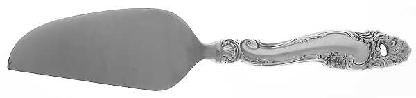 Decor (Sterling, 1953, No Monograms) Cheese Knife with Stainless Blade