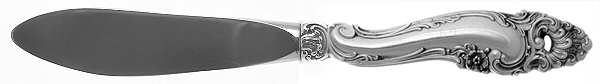 Decor (Sterling, 1953, No Monograms) Hollow Handle Master Butter Knife