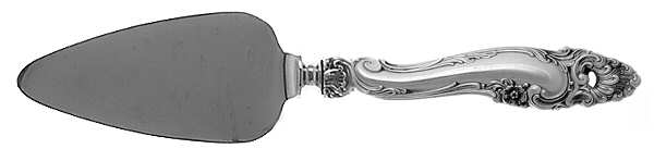 Decor (Sterling, 1953, No Monograms) Cheese Server with Stainless Blade