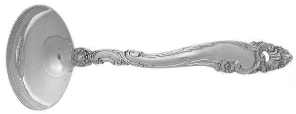 Decor (Sterling, 1953, No Monograms) Solid Gravy Ladle