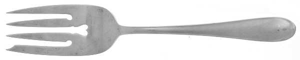 Dolly Madison (Sterling, 1929) Medium Solid Cold Meat Serving Fork