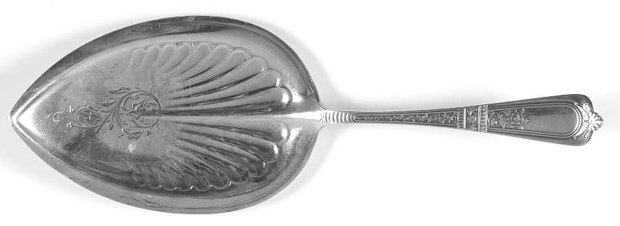 Domestic (Sterling, 1880) Large Solid Pie Knife