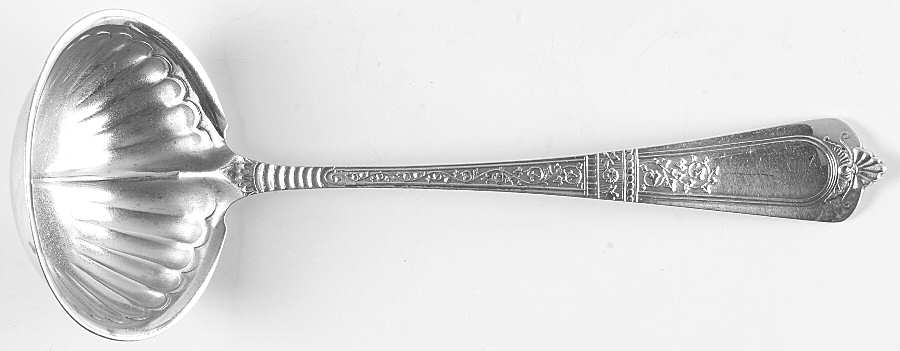 Domestic (Sterling, 1880) Solid Gravy Ladle