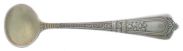 Domestic (Sterling, 1880) Master Salt Spoon