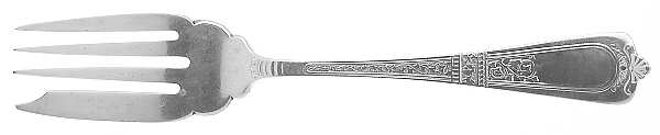 Domestic (Sterling, 1880) Individual Salad Fork