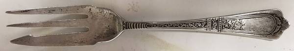 Domestic (Sterling, 1880) Old Style Pickle Fork