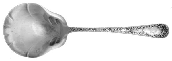 Douglas (Sterling, 1899) Solid Salad Serving Spoon