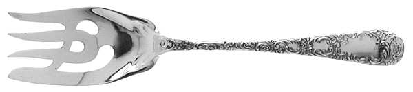 Douglas (Sterling, 1899) Small Solid Cold Meat Serving Fork