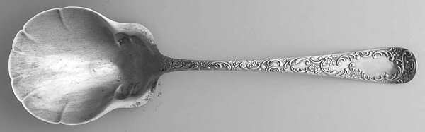 Douglas (Sterling, 1899) Solid Salad Serving Spoon