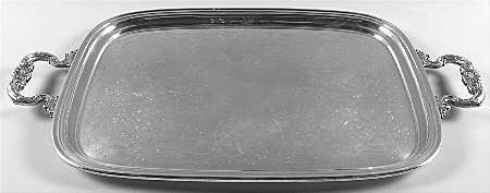 Duchess (Silverplate, Hollowware) Large Silverplate Waiter Tray