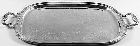 Duchess (Silverplate, Hollowware) Large Silverplate Waiter Tray