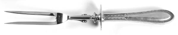 Edgeworth (Sterling, 1922) Large Stainless-Prong Roast Carving Fork